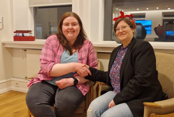 Fráfarandi og nýr formaður; Ragnhildur Anna Kjartansdóttir og Agnes Jónasdóttir.